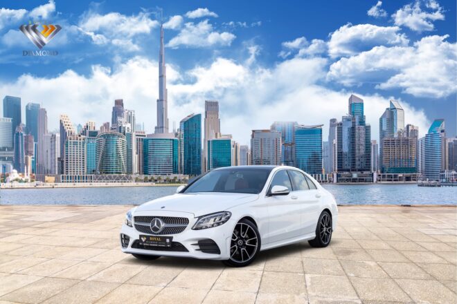 99,999 AED Sale Mercedes C200 2021 GCC
