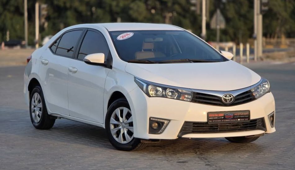 Sale Toyota Corolla Model 2016 GCC Spec