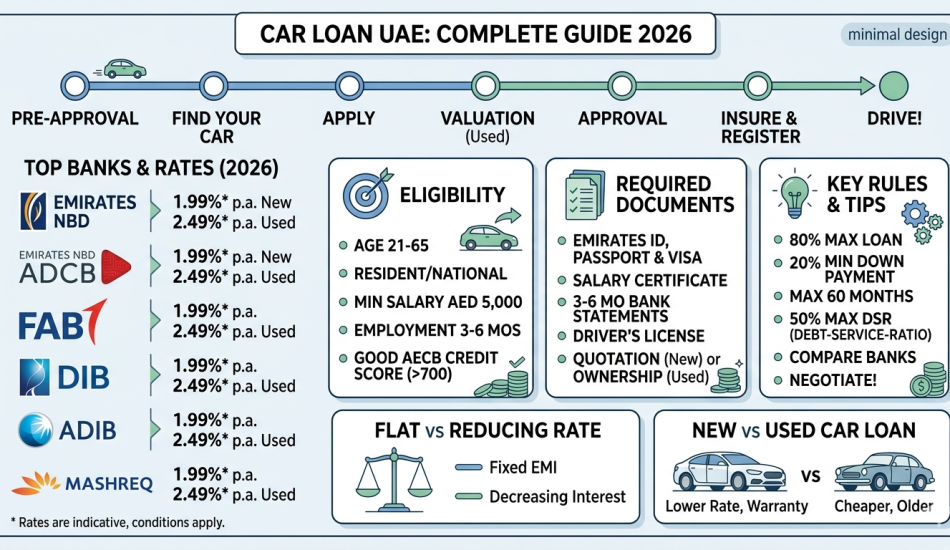 Car Loan UAE: Best Rates