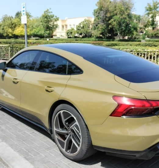 Army Green 2022 Audi eTron GT For Sale in Dubai